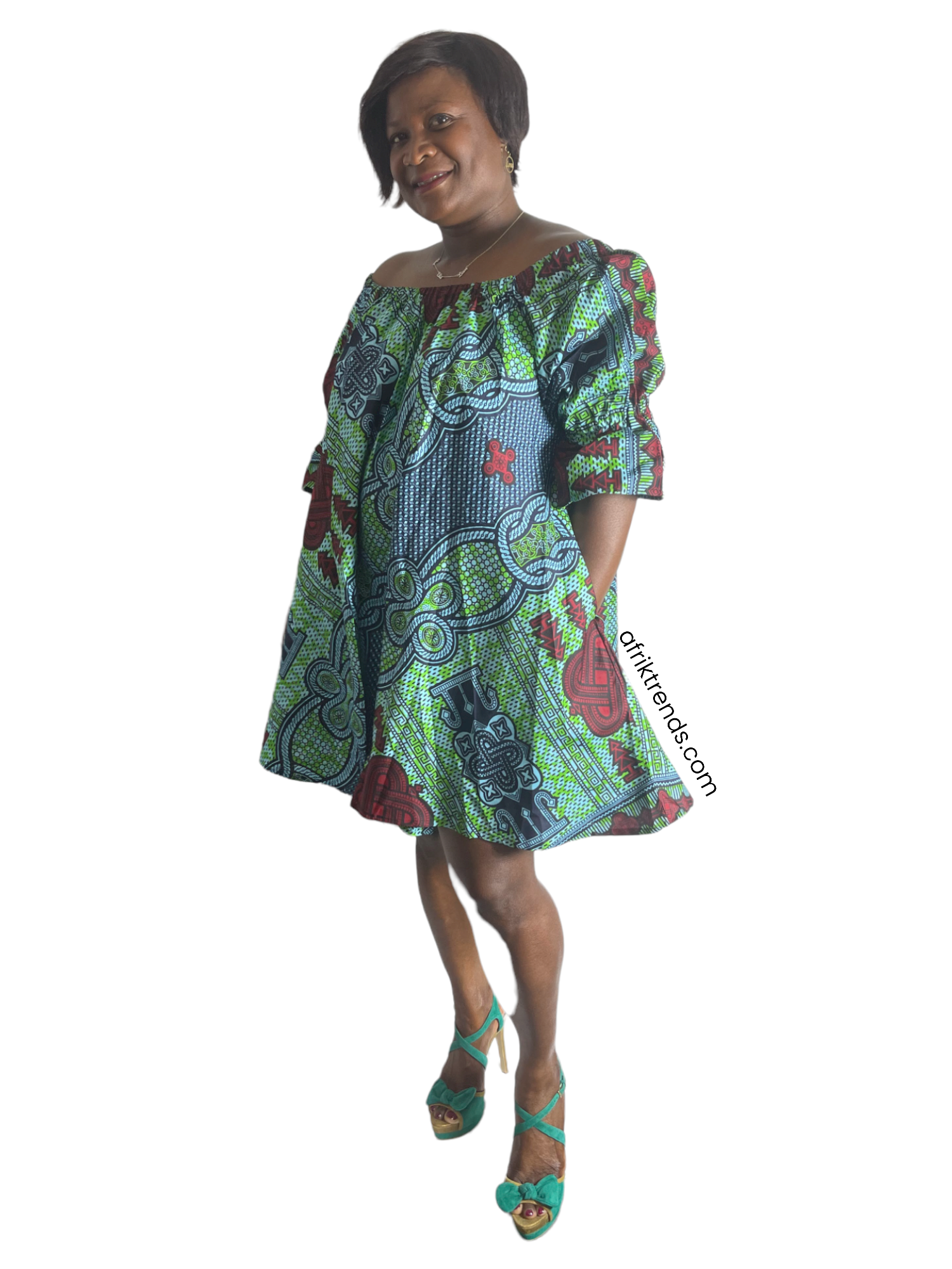 African swing shops dress